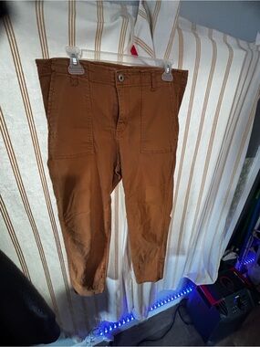 Stitch Star Caramel Brown Utility Carpenter Pants Size 12